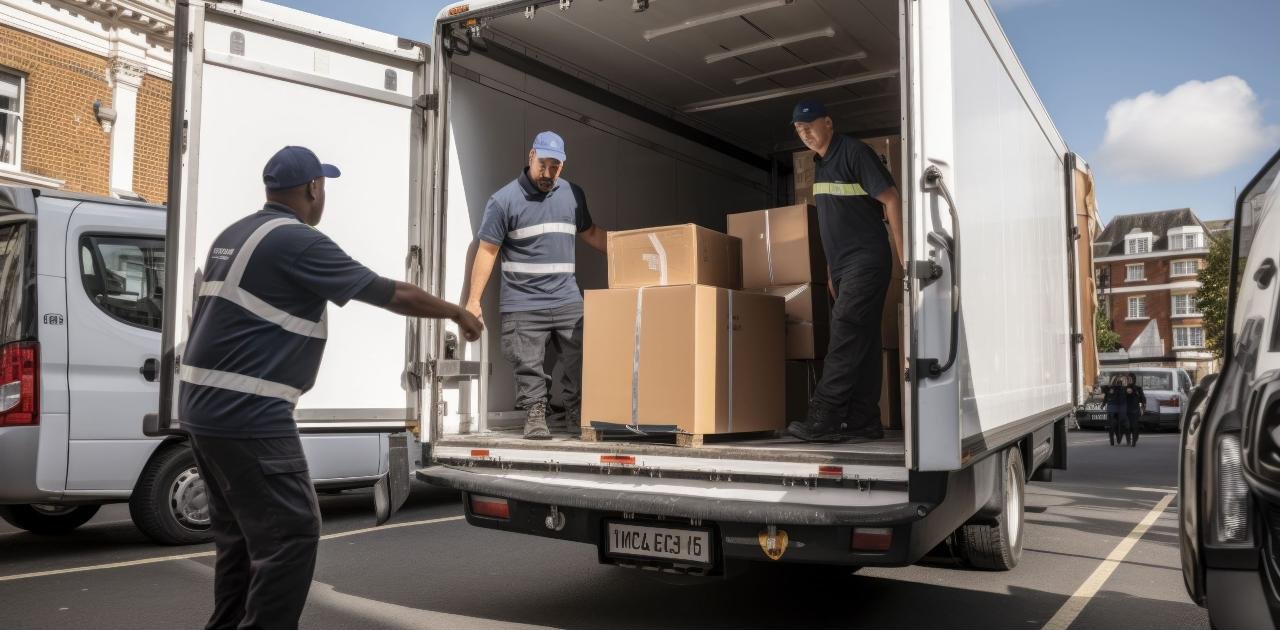 SPDY drivers loading parcels